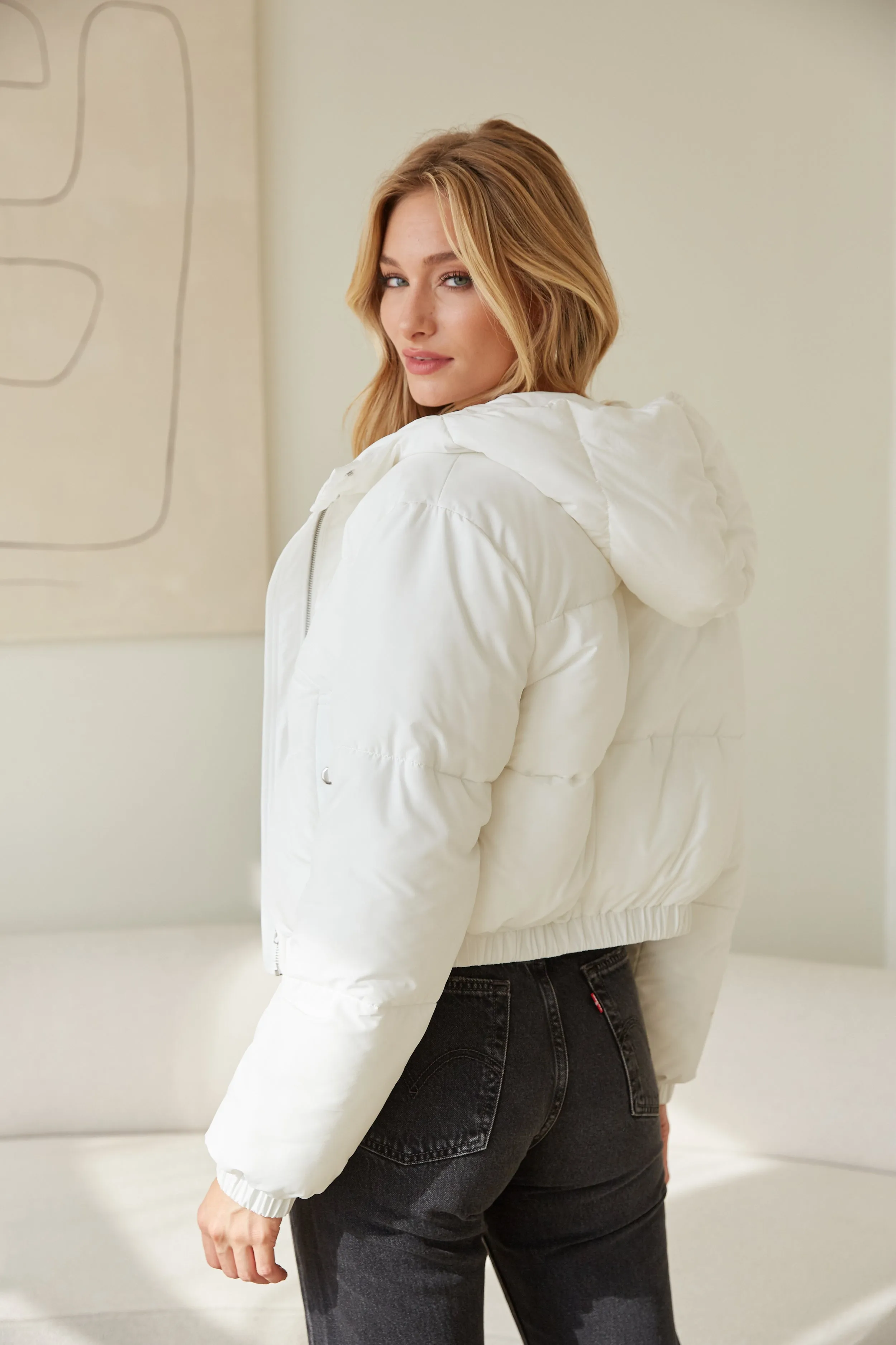 Alpine Cropped Puffer Jacket