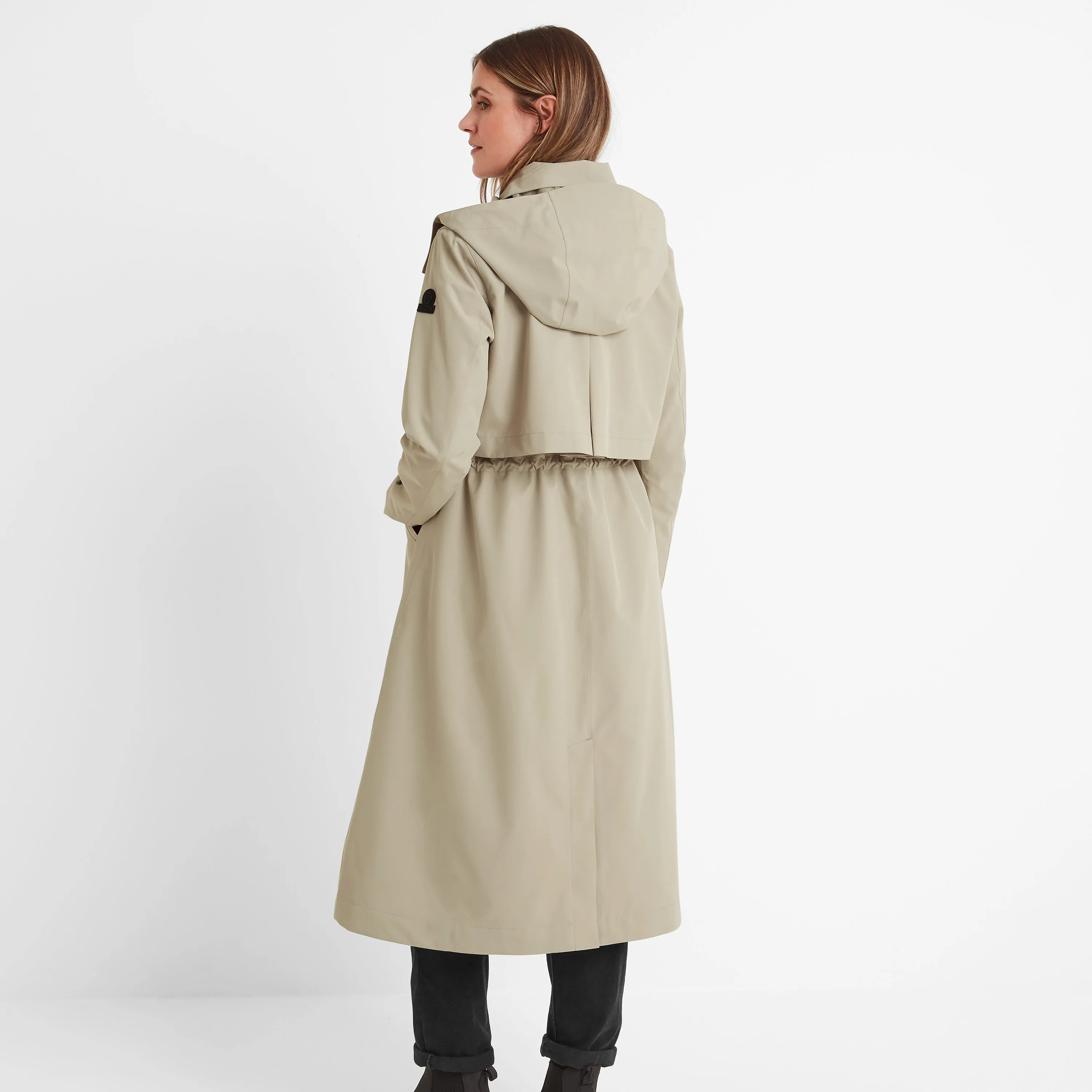 Alva Womens Waterproof Jacket - Taupe