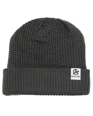 Anticorp Grid Lined Beanie - Dark Grey