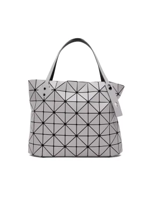 Bao Bao Issey Miyake Grey Small Rock Matte Bag