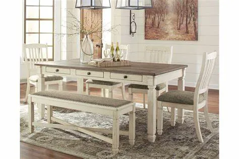 Bolanburg Pub Table with 4 Barstools and Bench