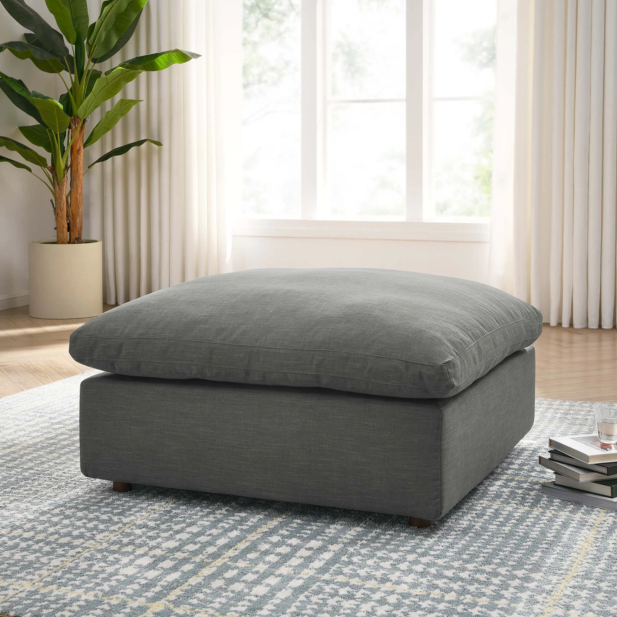 Commix Down Filled Overstuffed Ottoman by Modway