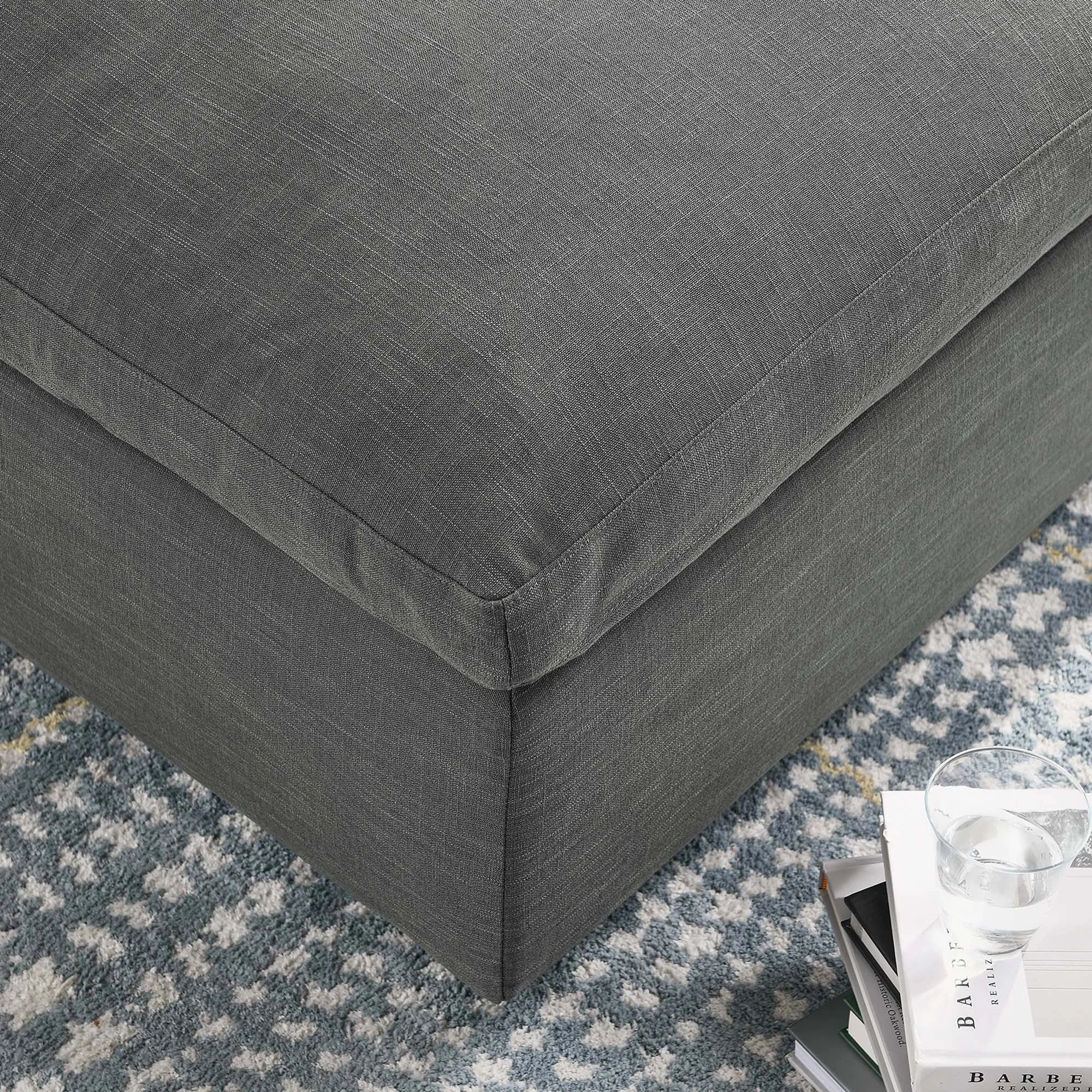 Commix Down Filled Overstuffed Ottoman by Modway