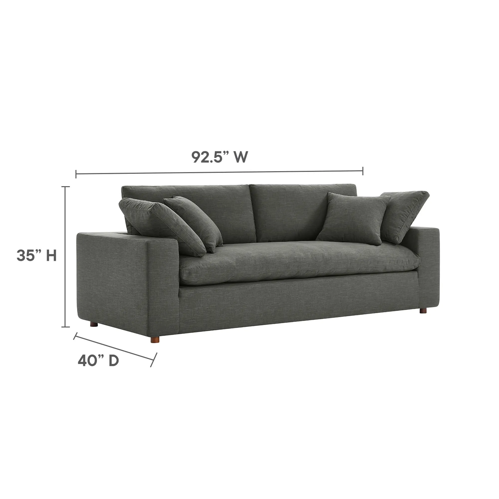 Commix Down Filled Overstuffed Sofa by Modway