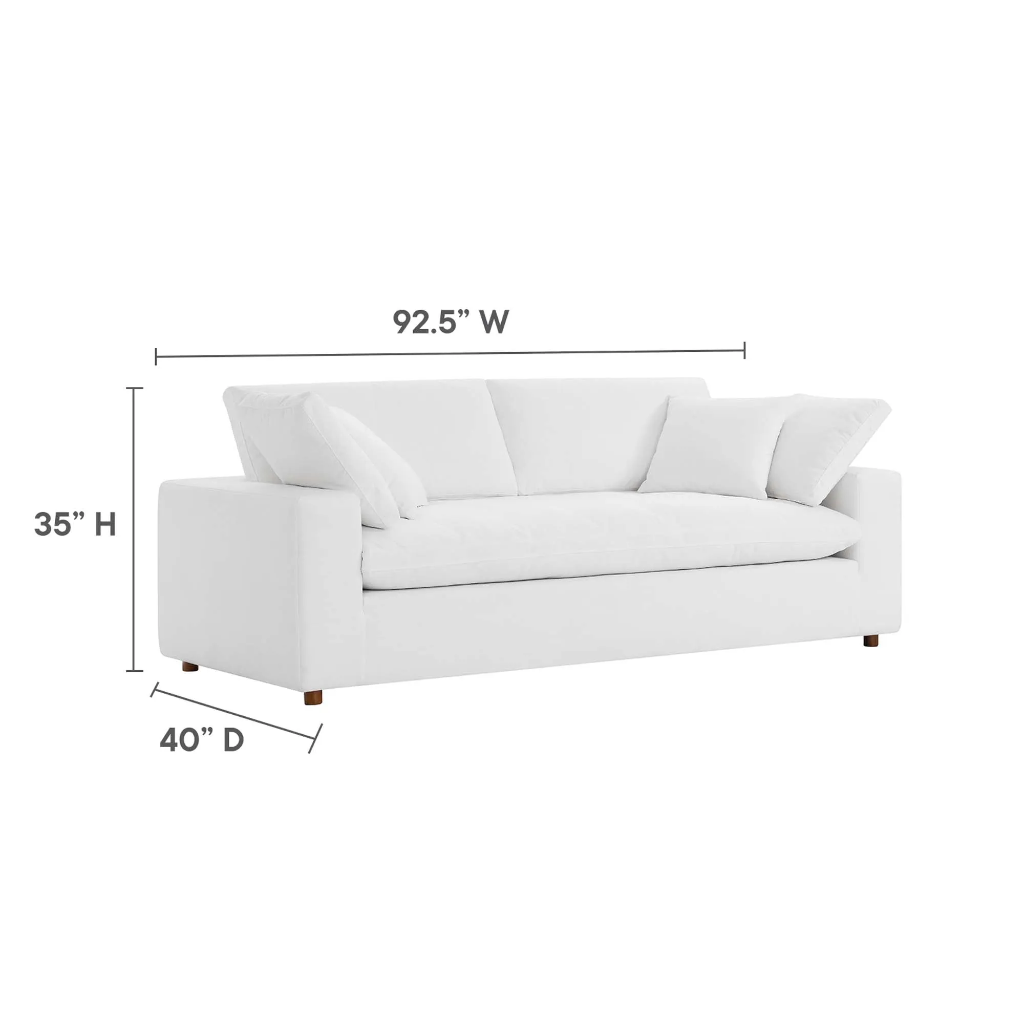 Commix Down Filled Overstuffed Sofa by Modway