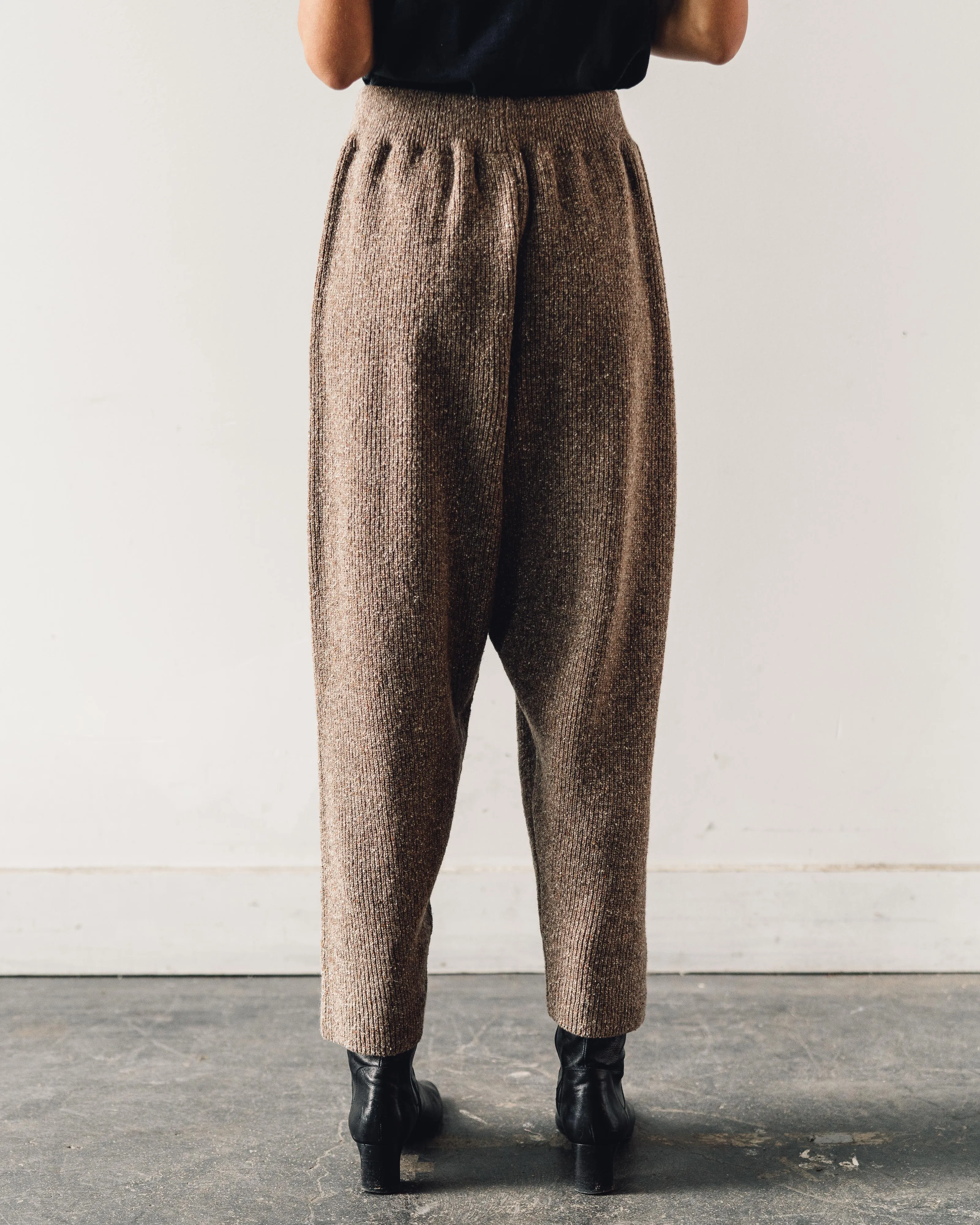 Cordera Soft Wool Pants, Deep Taupe