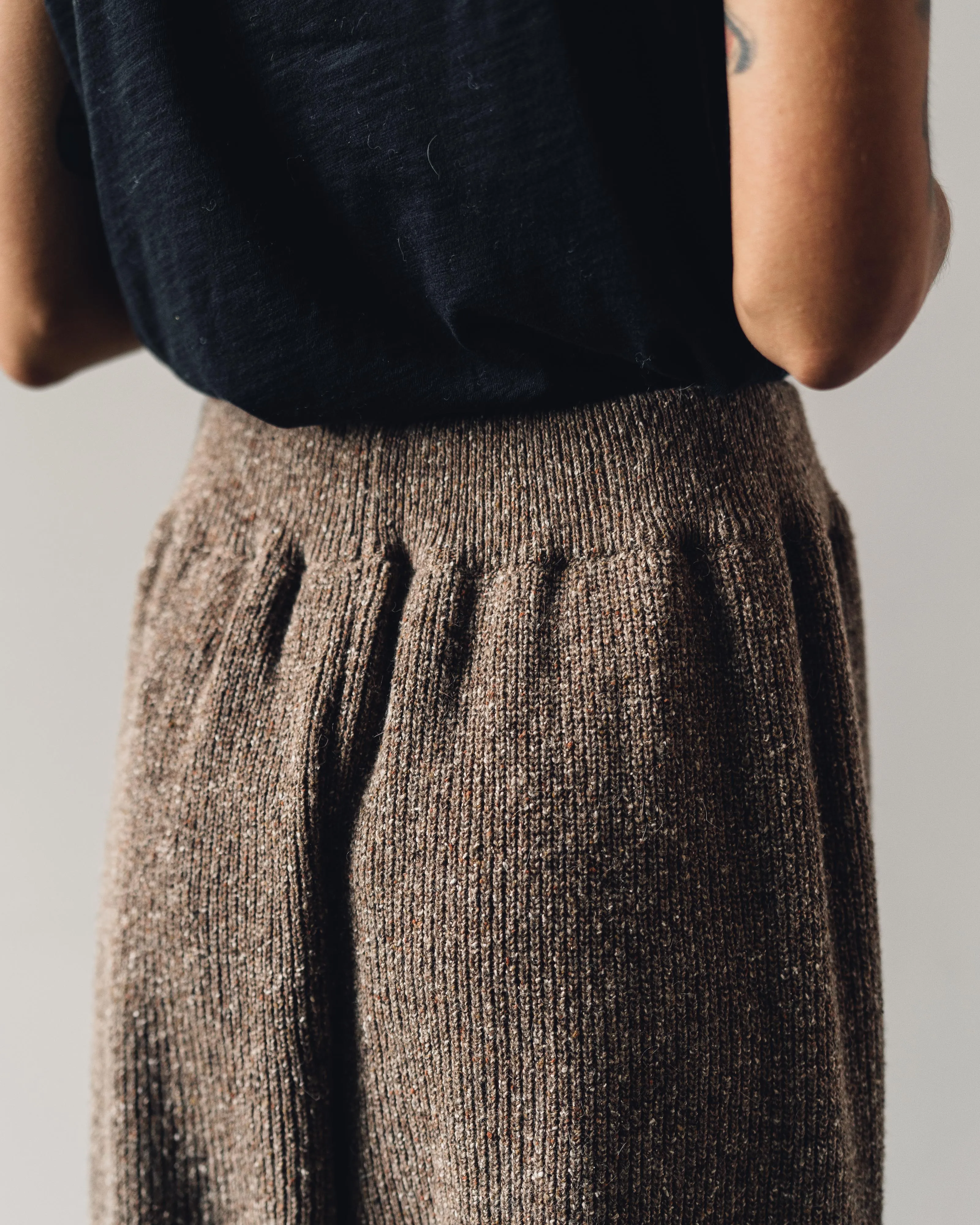 Cordera Soft Wool Pants, Deep Taupe