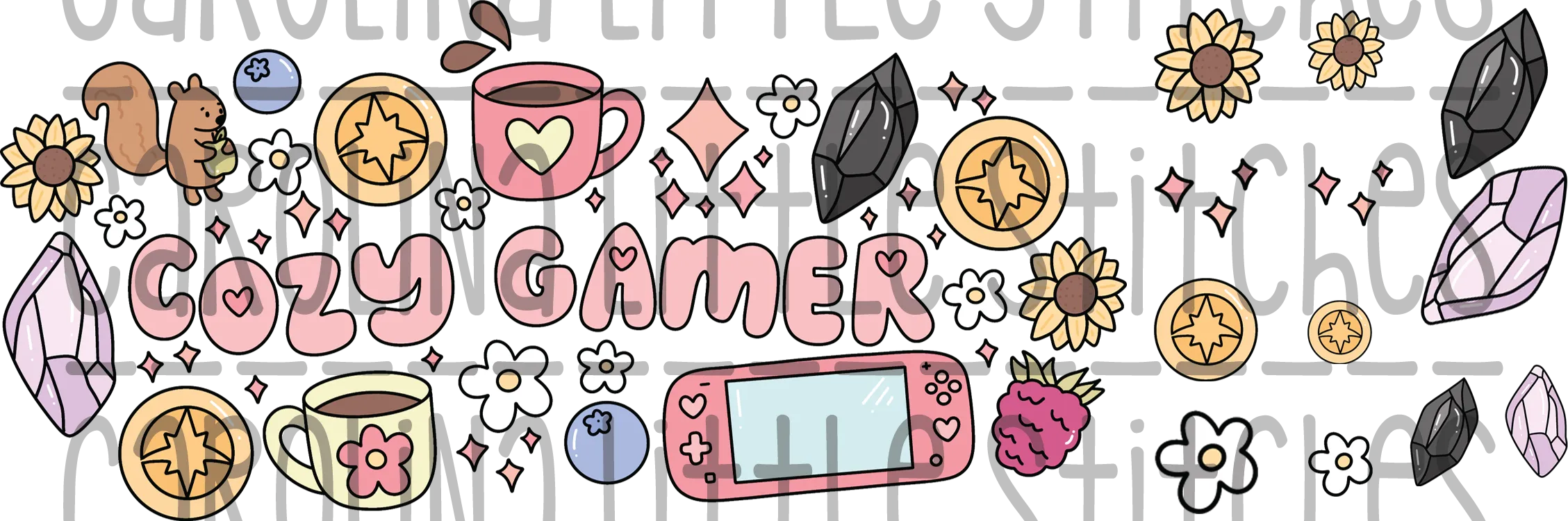 Cozy Gamer Permanent Decal