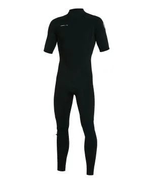 Defender 2mm Short Arm Steamer Back Zip Wetsuit - Black