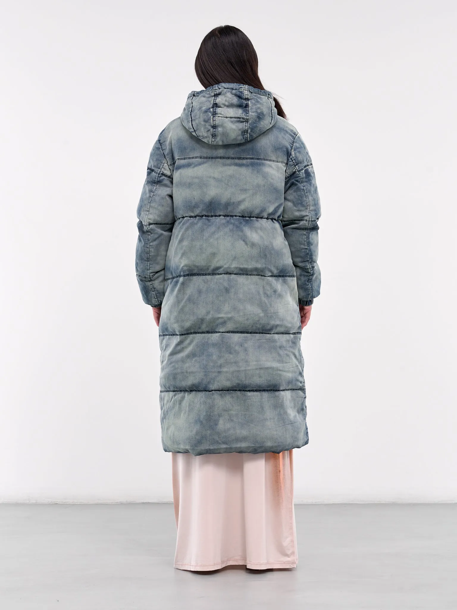 Denim Puffer Coat (A15347-0SKAI-DENIM)