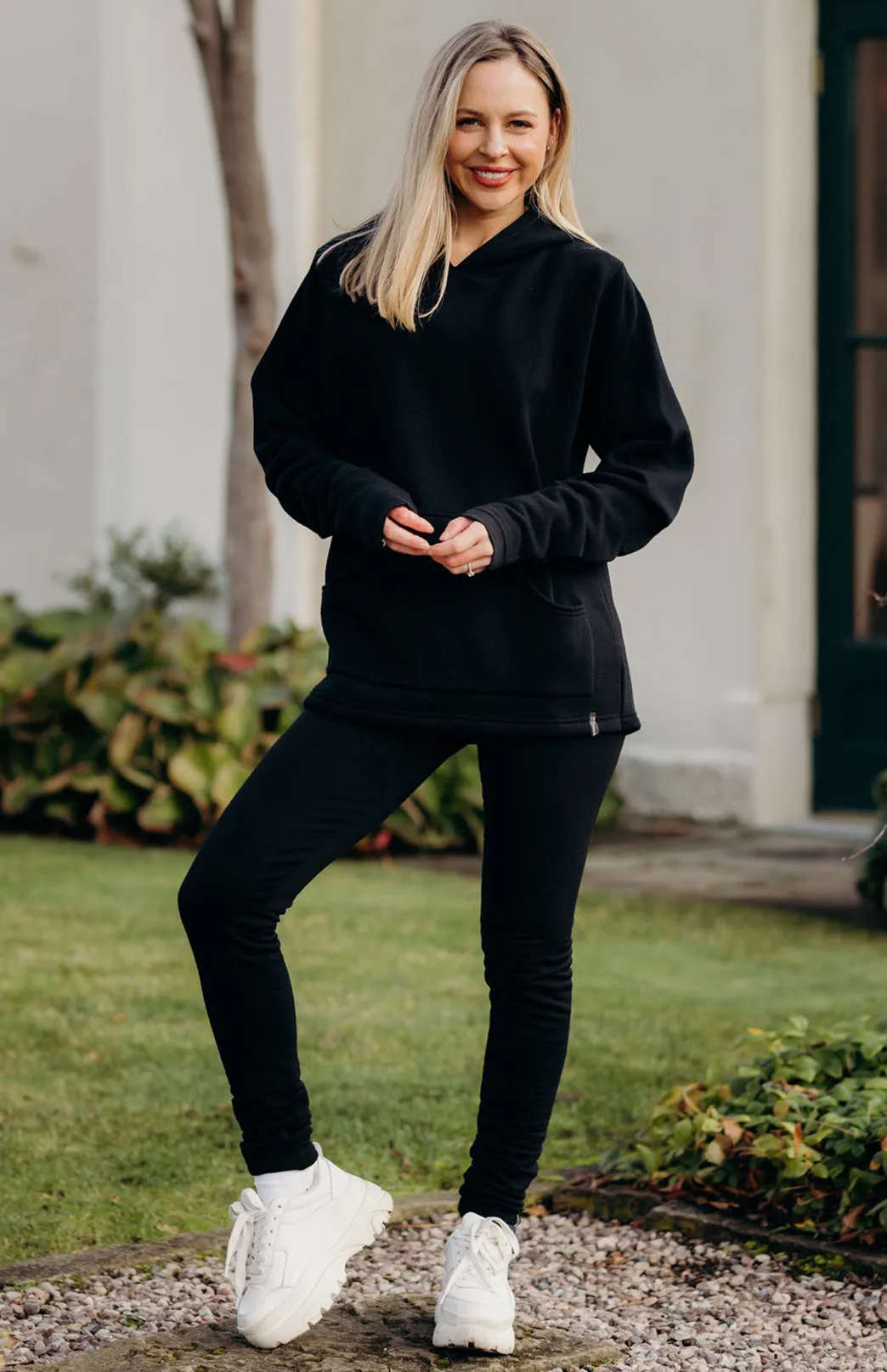 High Waisted Leggings - Fleece