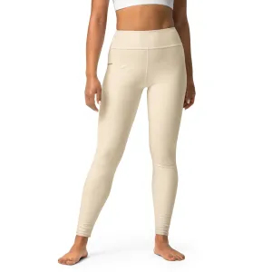 Humble Sportswear™ Buff Yellow High Waist Leggings