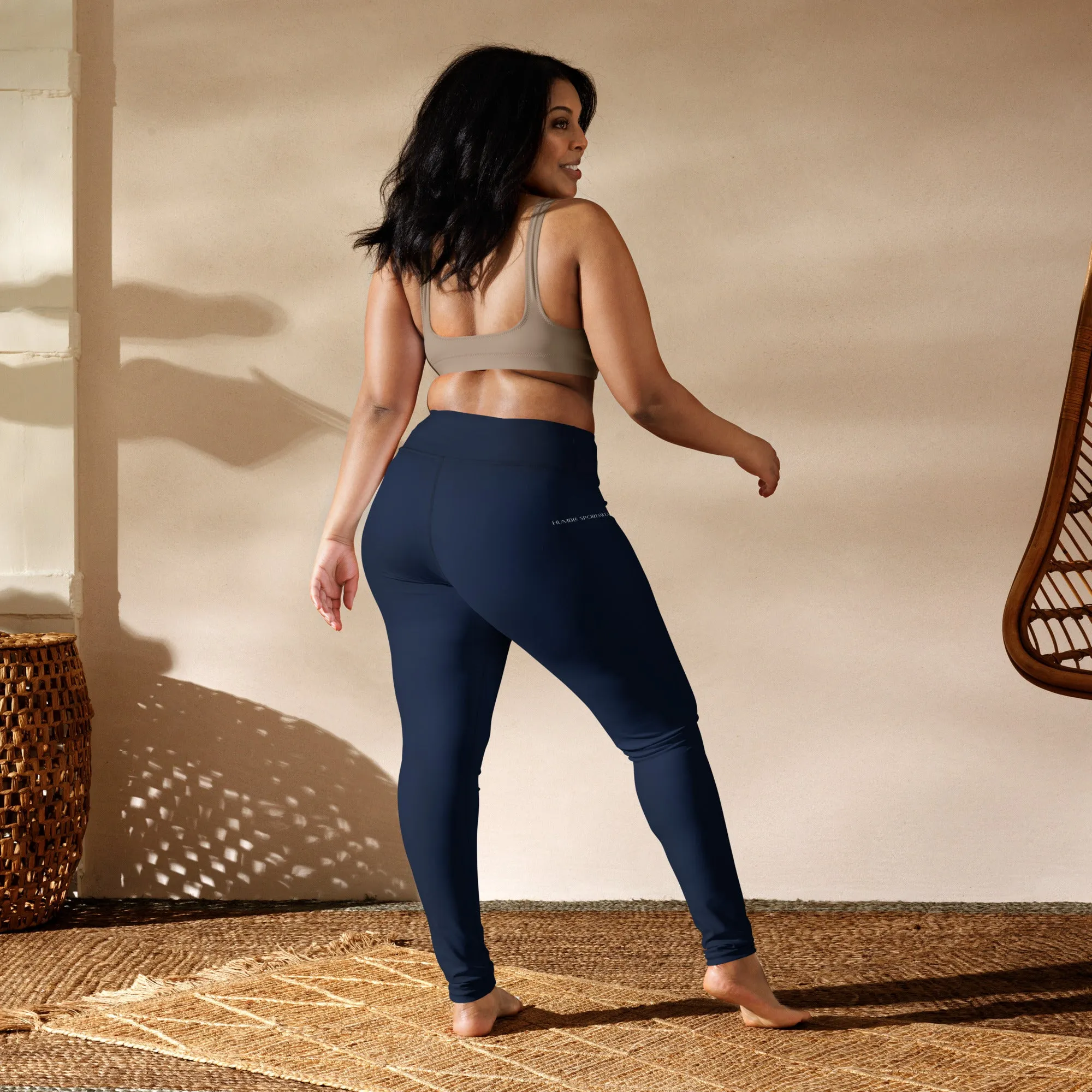 Humble Sportswear™ Navy High Waist Leggings