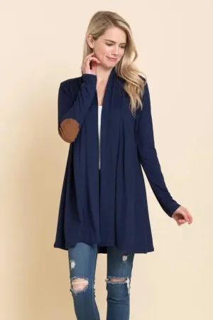 Jacqueline Cardigan with Suede Patches