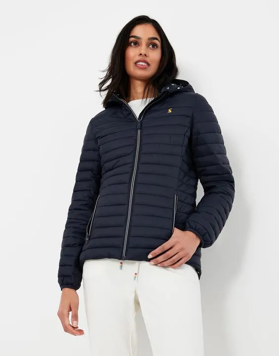 Joules Snug Shower Proof Packable Puffer Coat