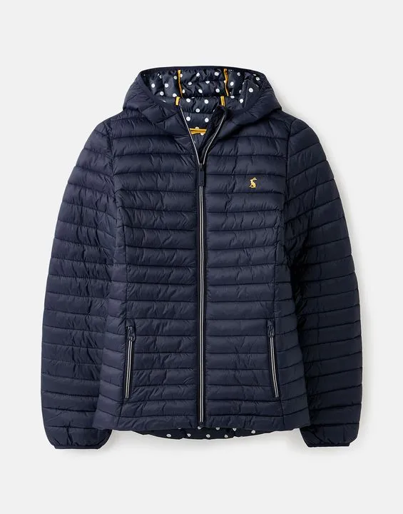 Joules Snug Shower Proof Packable Puffer Coat