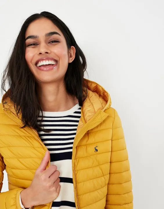 Joules Snug Shower Proof Packable Puffer Coat