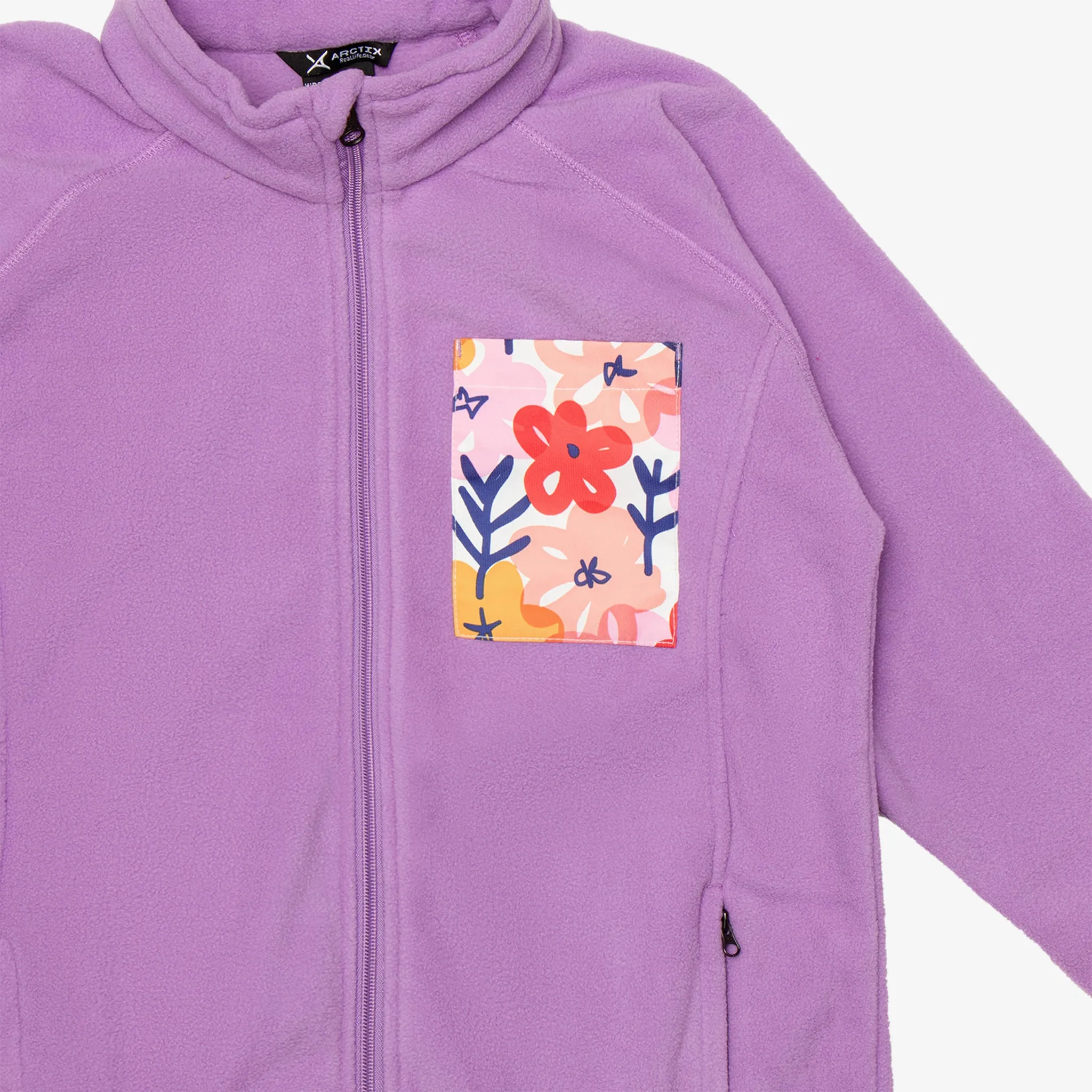 Kids Birch Printed Pocket Fleece