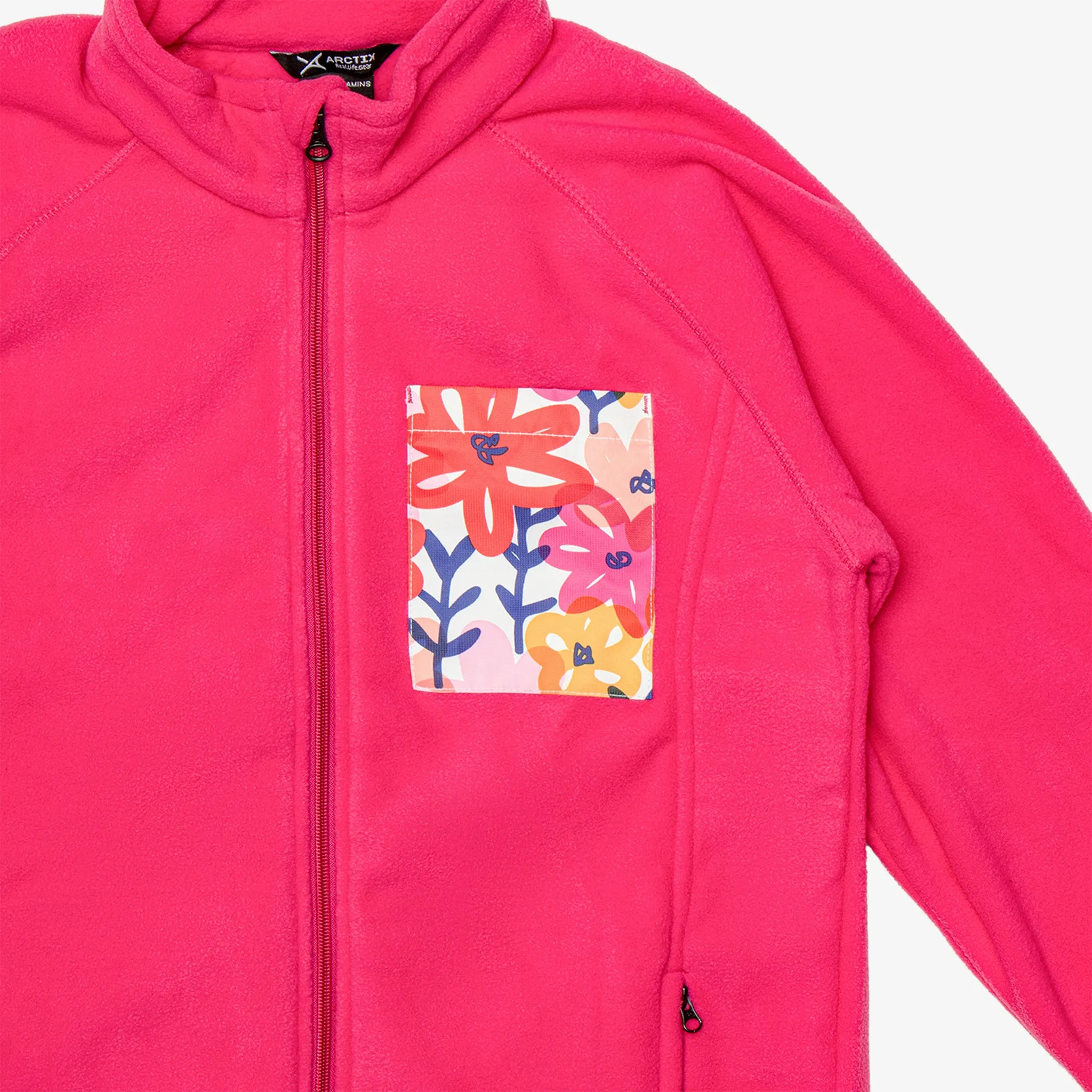 Kids Birch Printed Pocket Fleece