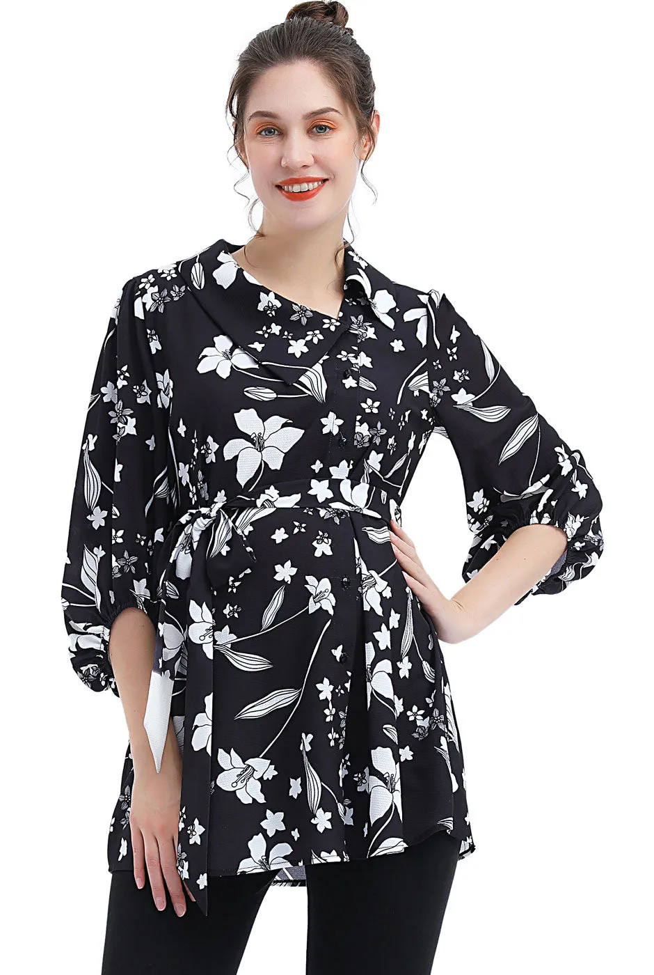 Kimi   Kai Maternity "Stella" Nursing Blouse