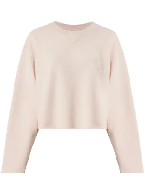 Light Pink Logo Appliqué Sweatshirt