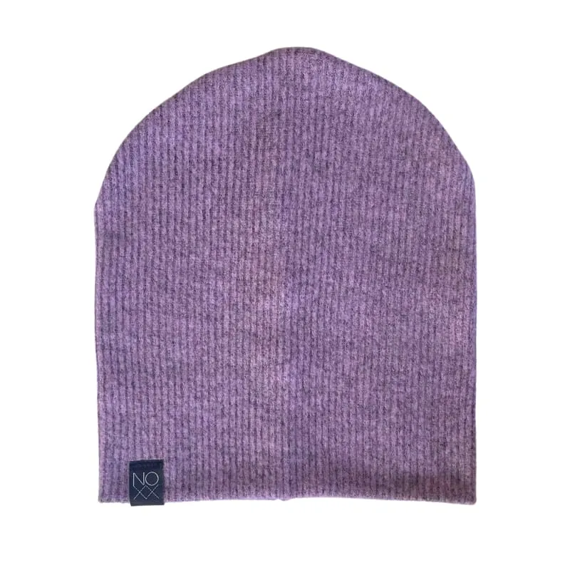 Light Purple | Cozy Ribbed Knit Beanie