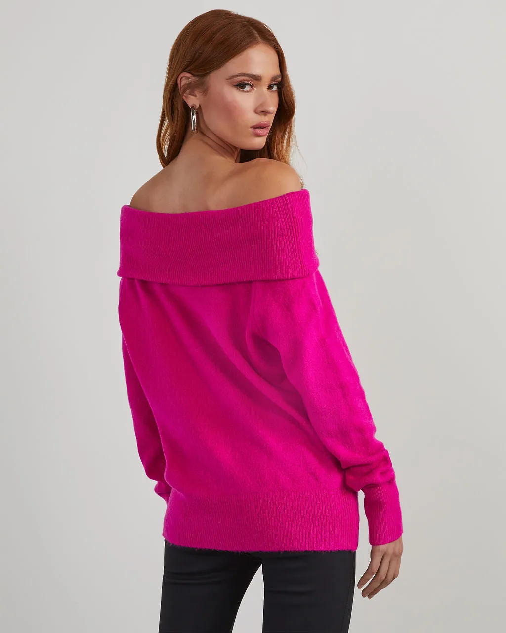 Maleah Off The Shoulder Knit Sweater