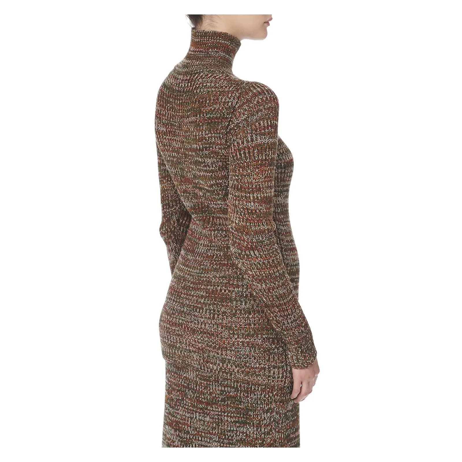 MELANGE KNITTED TURTLENECK