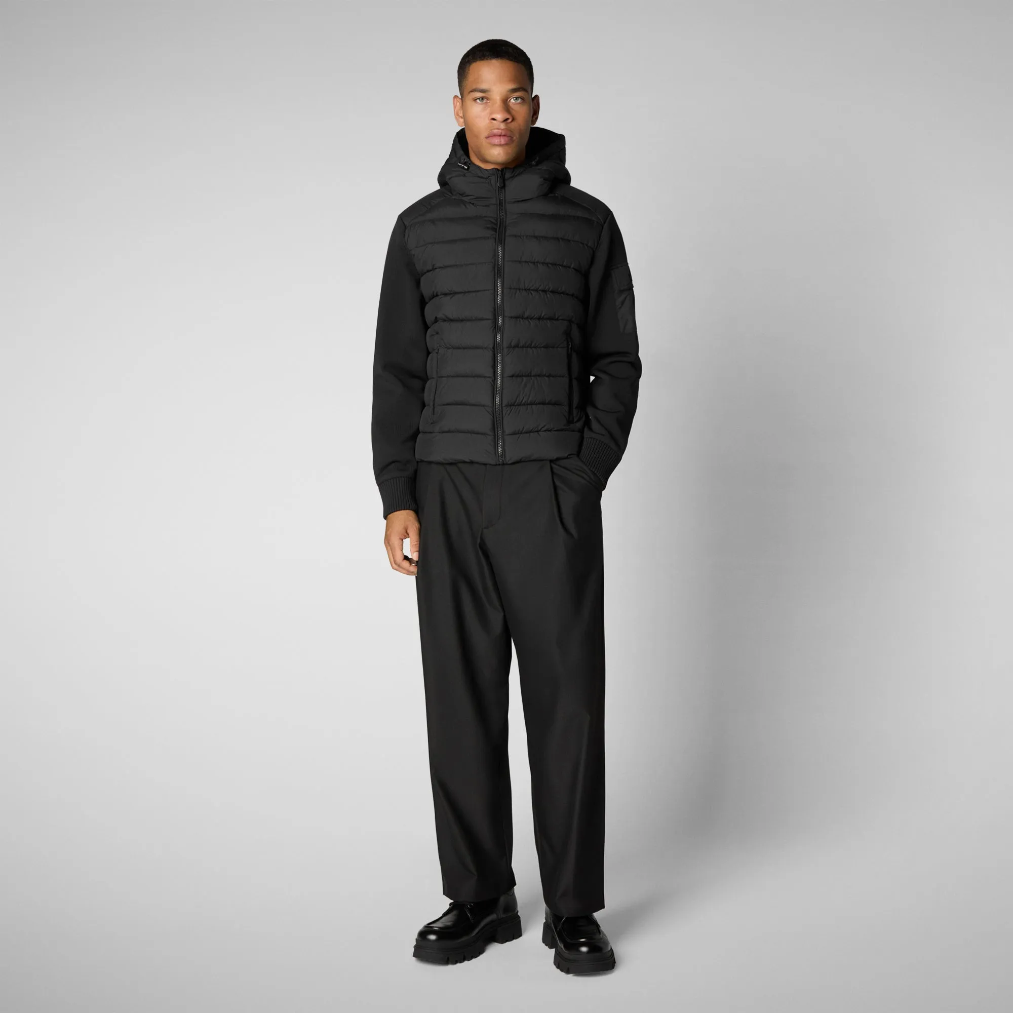 Men's  animal free Puffer jacket Torin in black