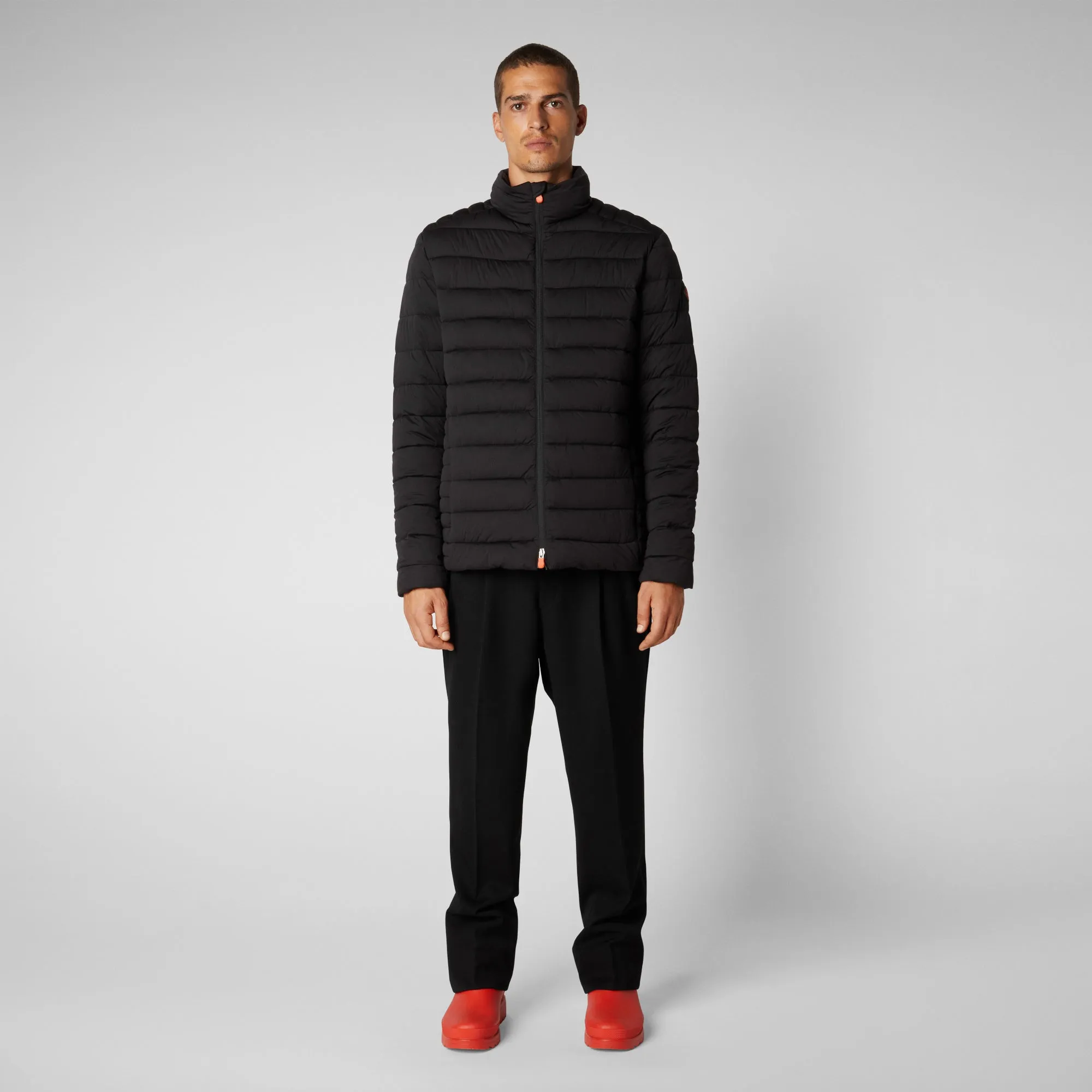 Men's Ari Stretch Animal free Puffer Jacket in Black