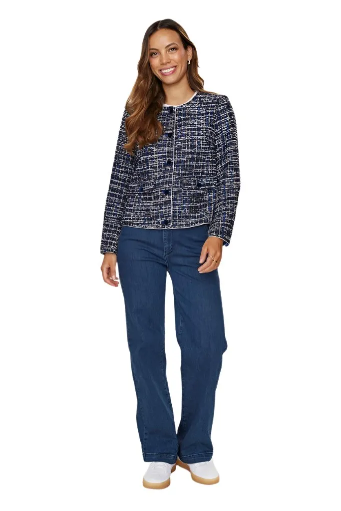 Numph Womens Hattie Blazer Clematis Blue