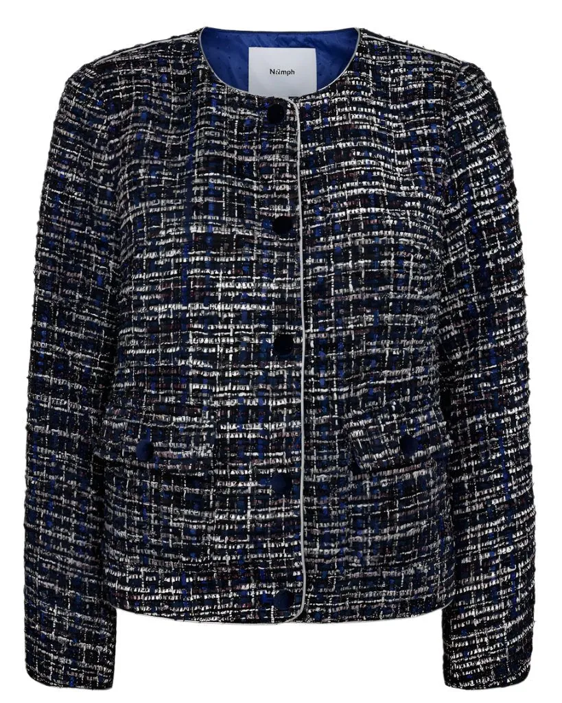 Numph Womens Hattie Blazer Clematis Blue