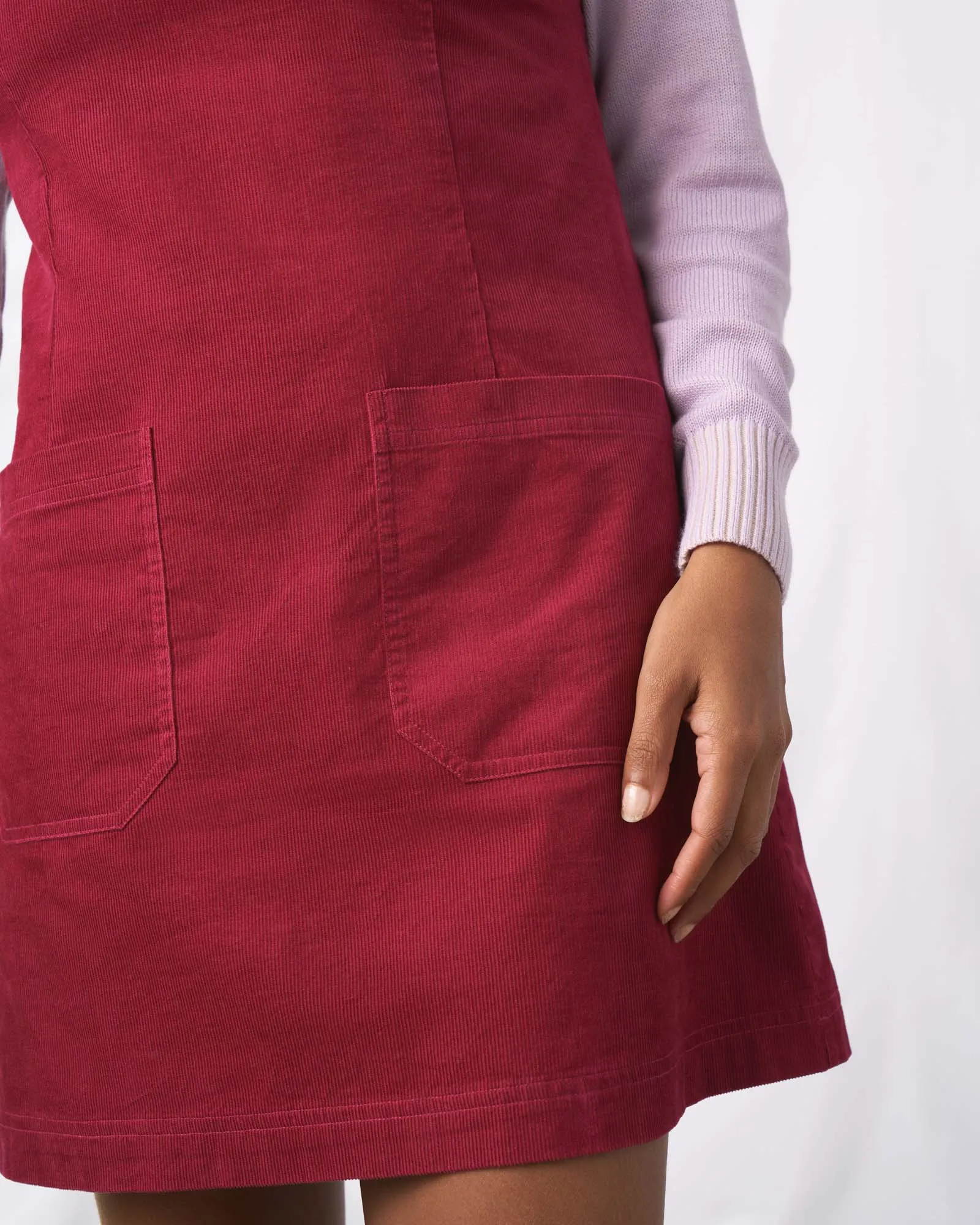 Organic Corduroy Pinafore Dress