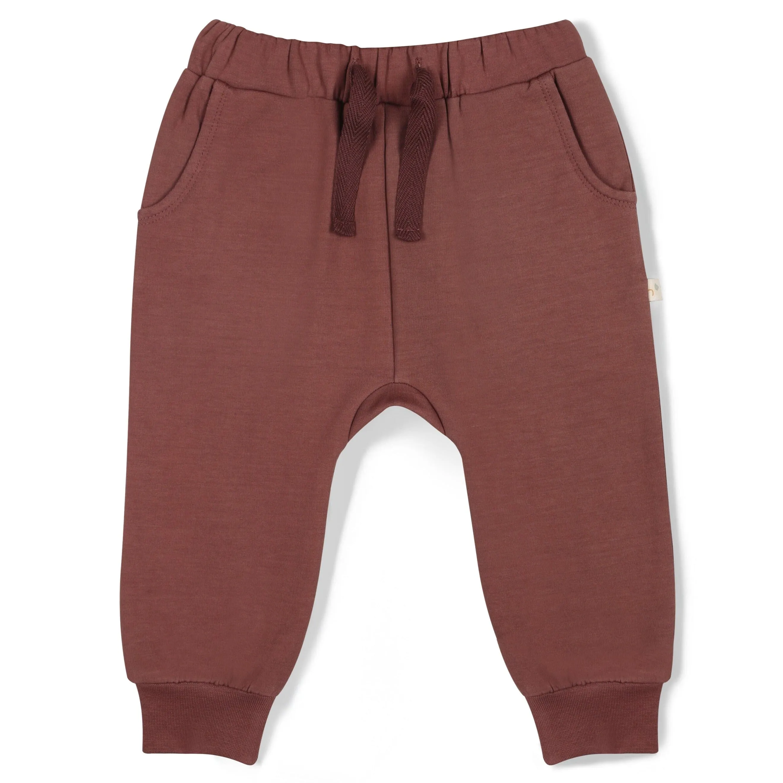 Organic Fleece Jogger Pants | Plum