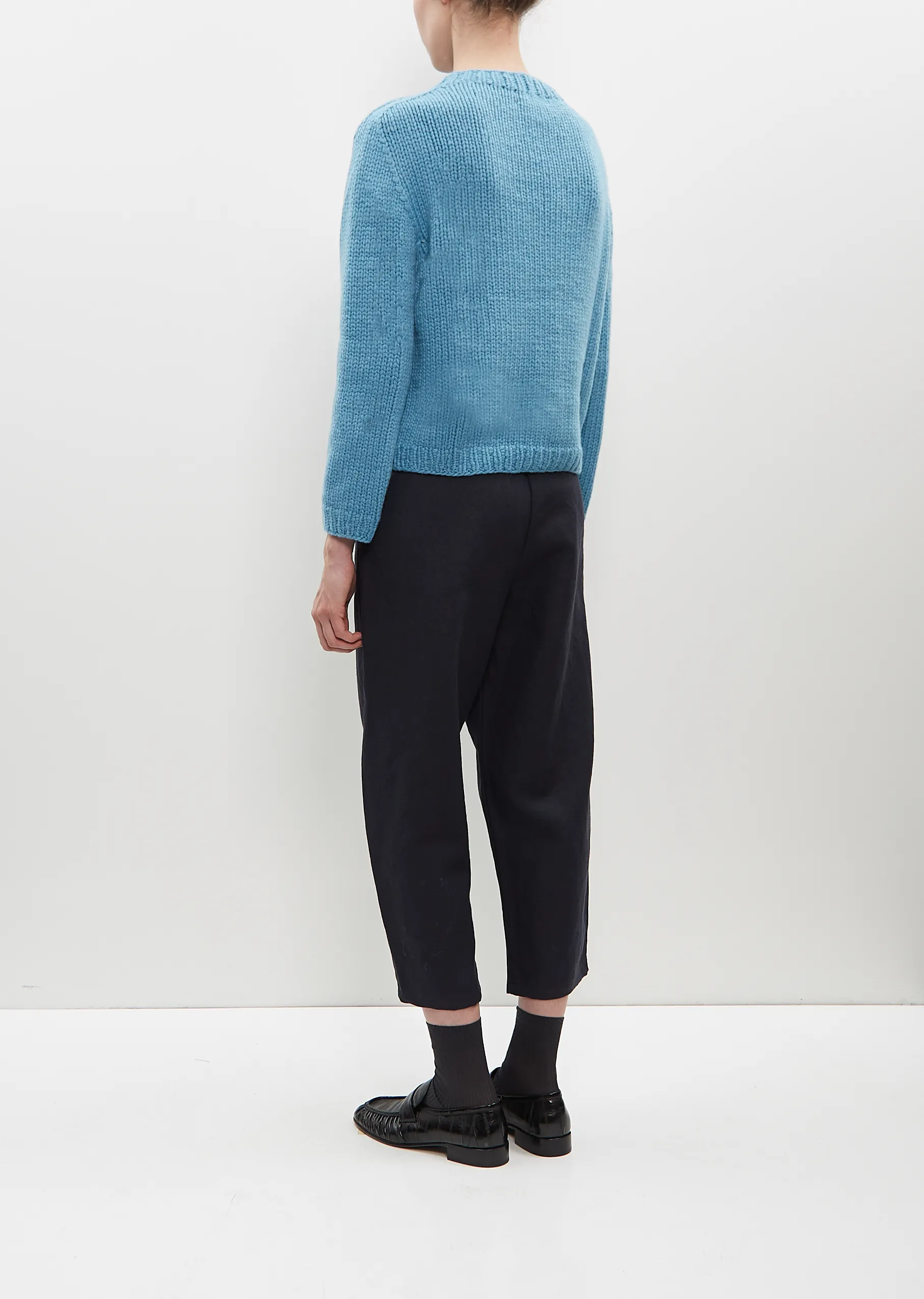 Parker Cashmere Sweater — Misty Sky