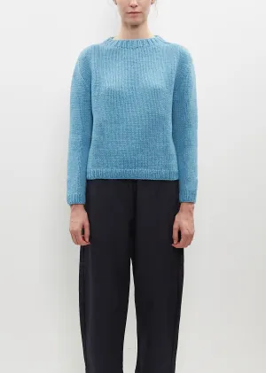 Parker Cashmere Sweater — Misty Sky