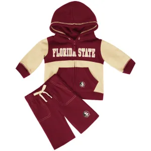 Seminoles Baby Color Block Fleece Set