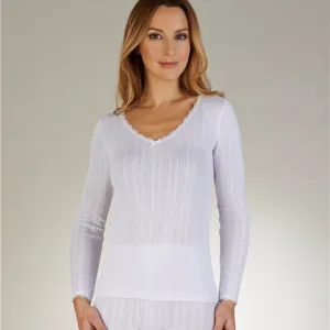 Slenderella Long Sleeve Thermal Vest