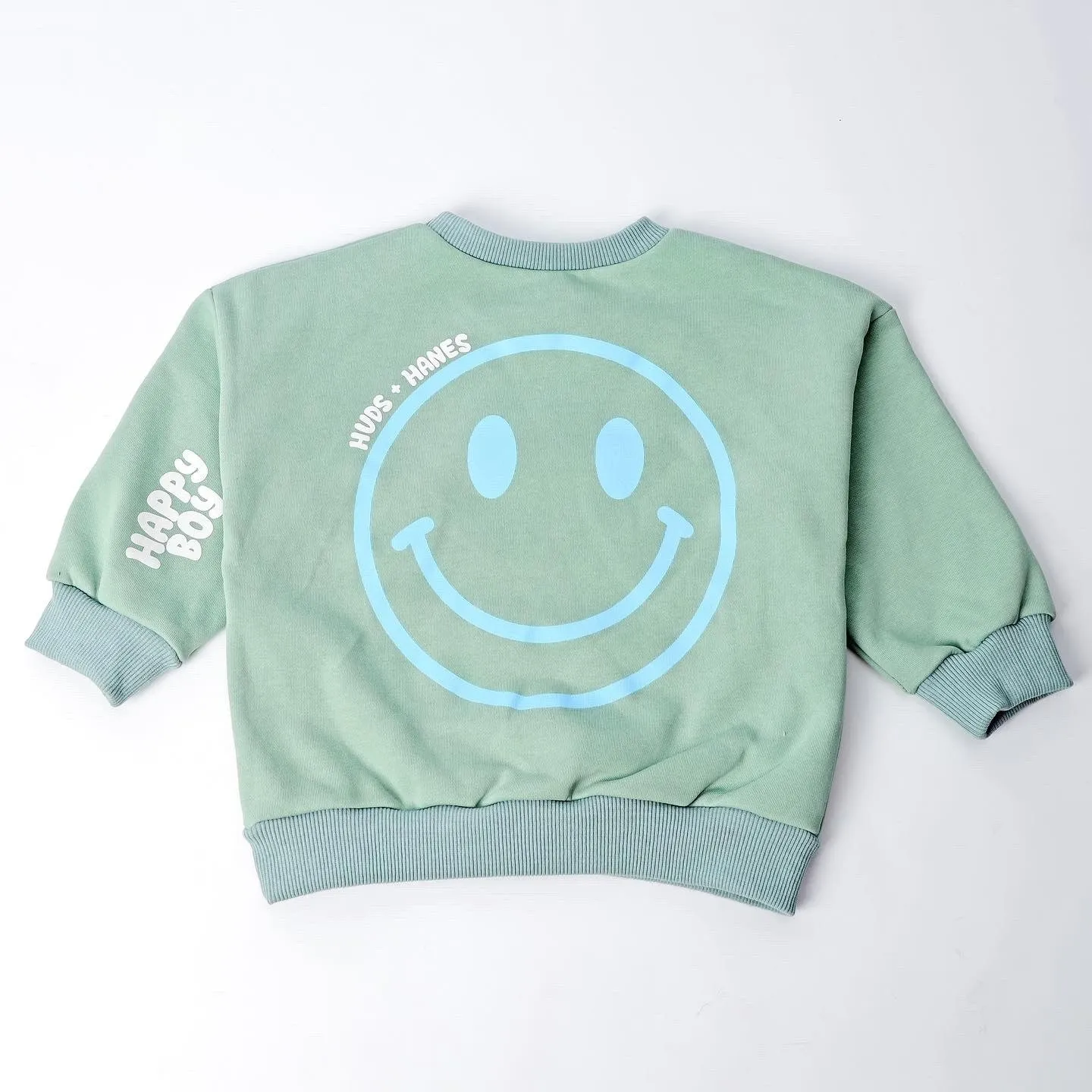 Smiley Fleece Sweatshirt | Happy Boy