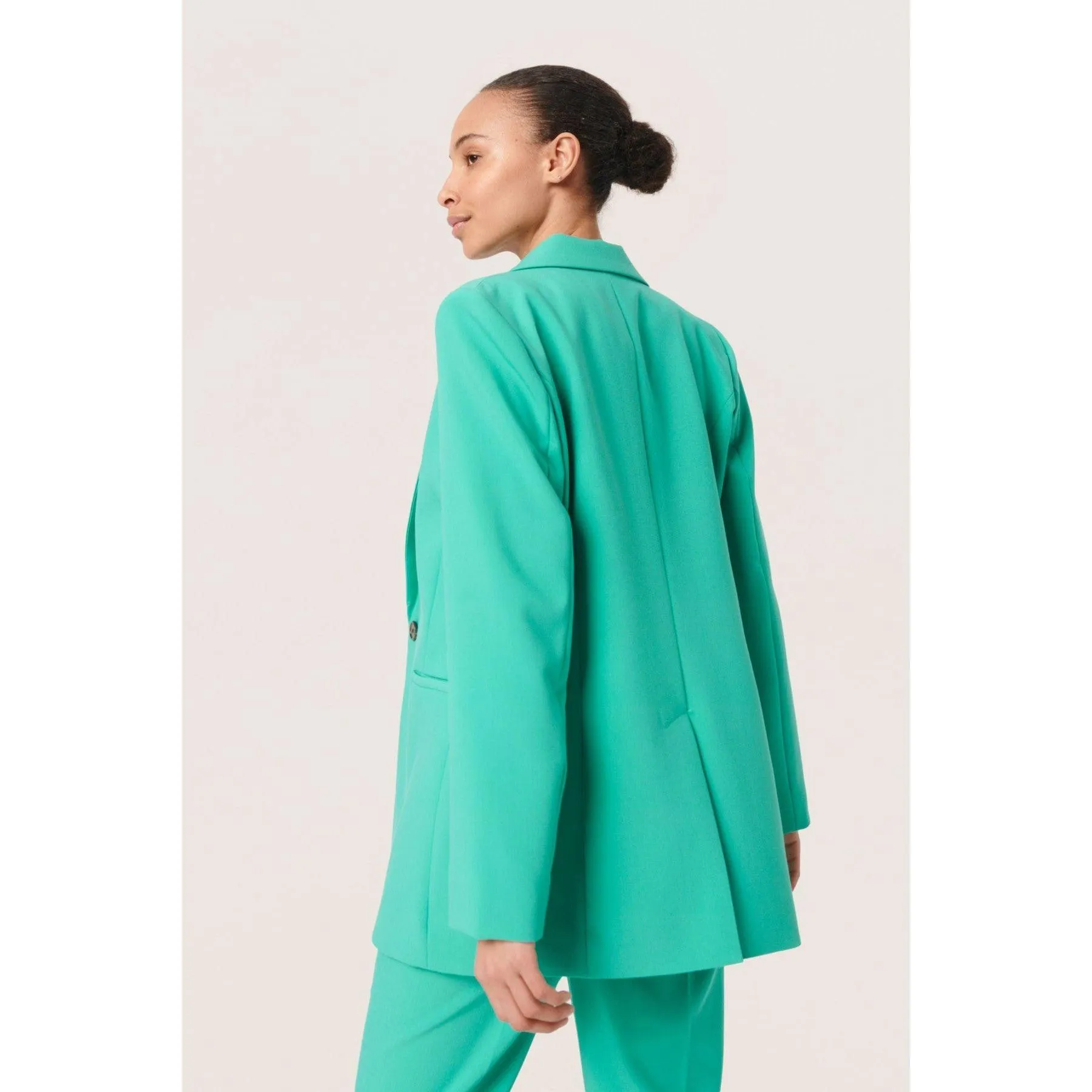 Soaked Womens Corinne Blazer Sea Green