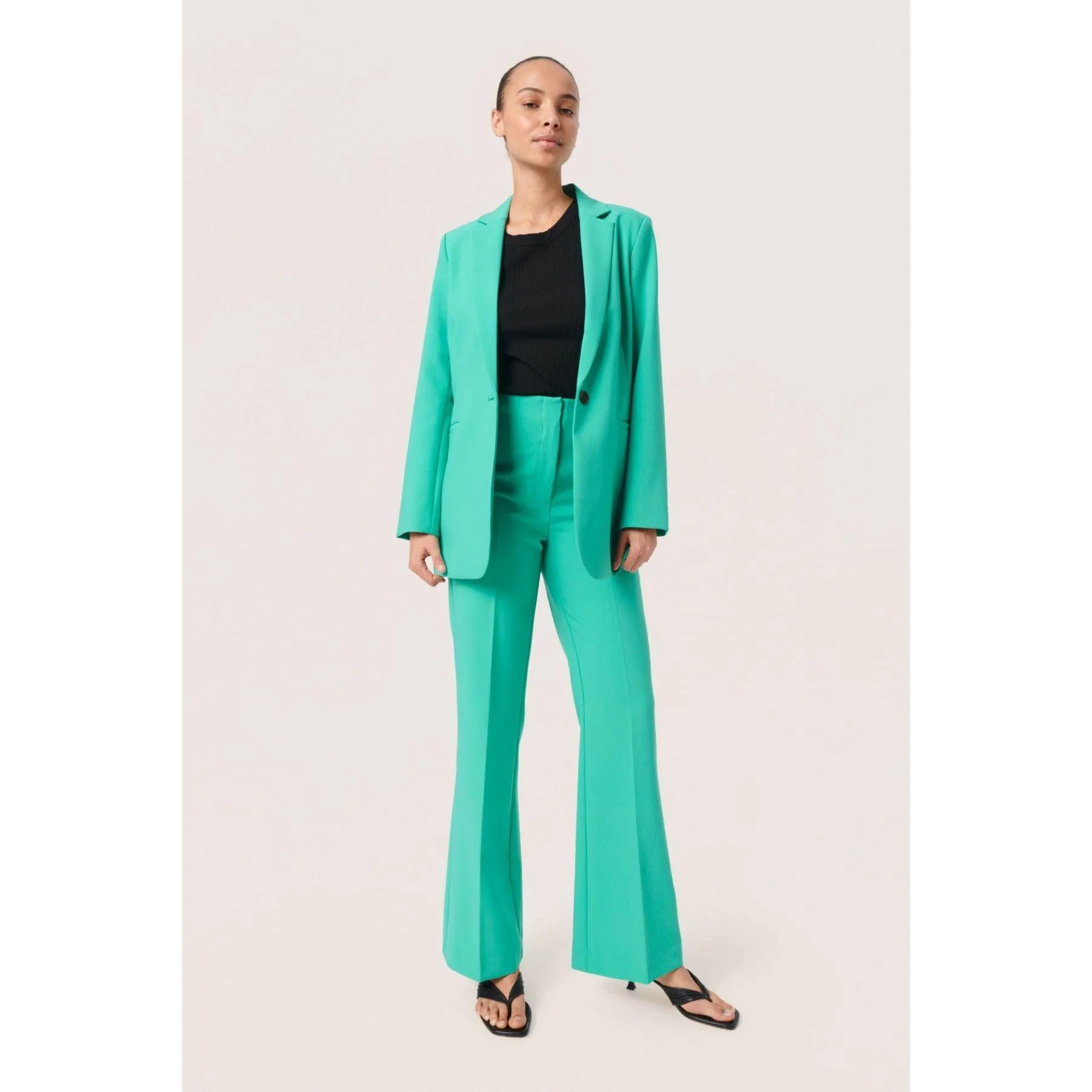 Soaked Womens Corinne Blazer Sea Green