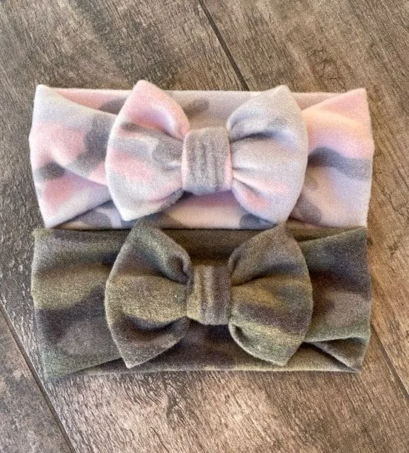 Solid Colors | Ear Warmer Bow Headbands