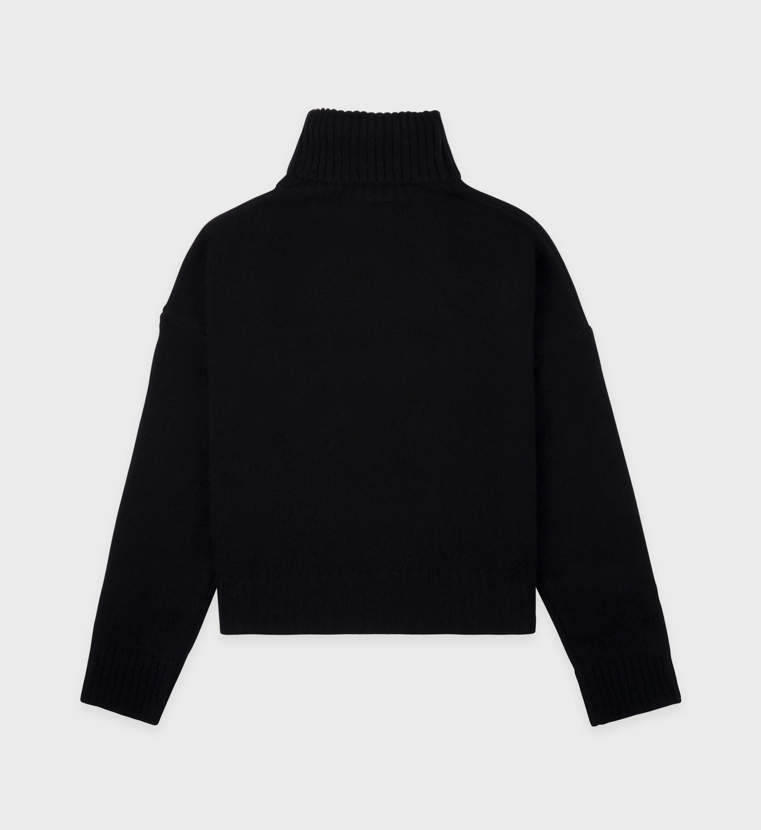 SRC Wool Turtleneck - Black/White