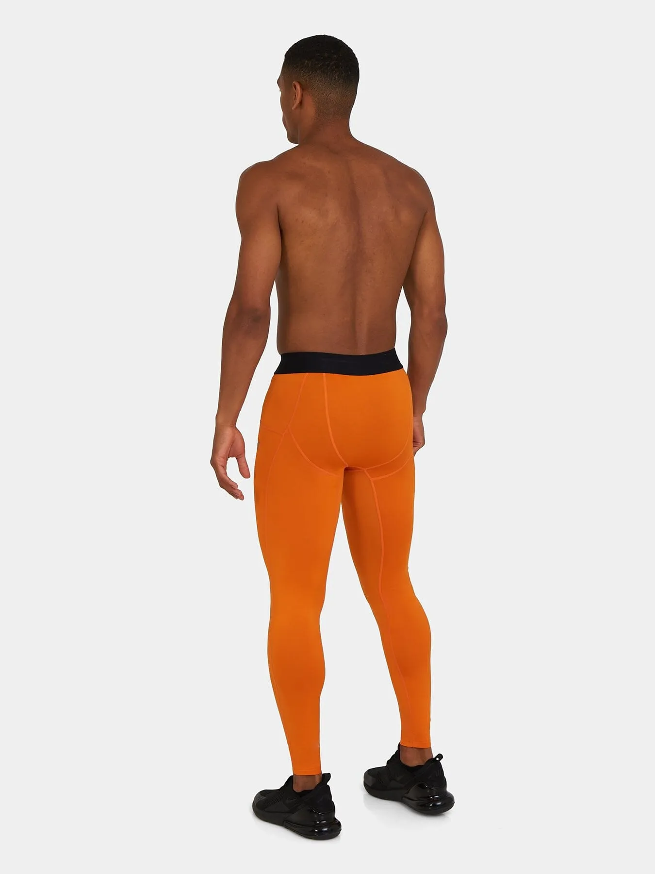 SuperThermal Compression Base Layer Tights For Men With Brushed Inner Fabric