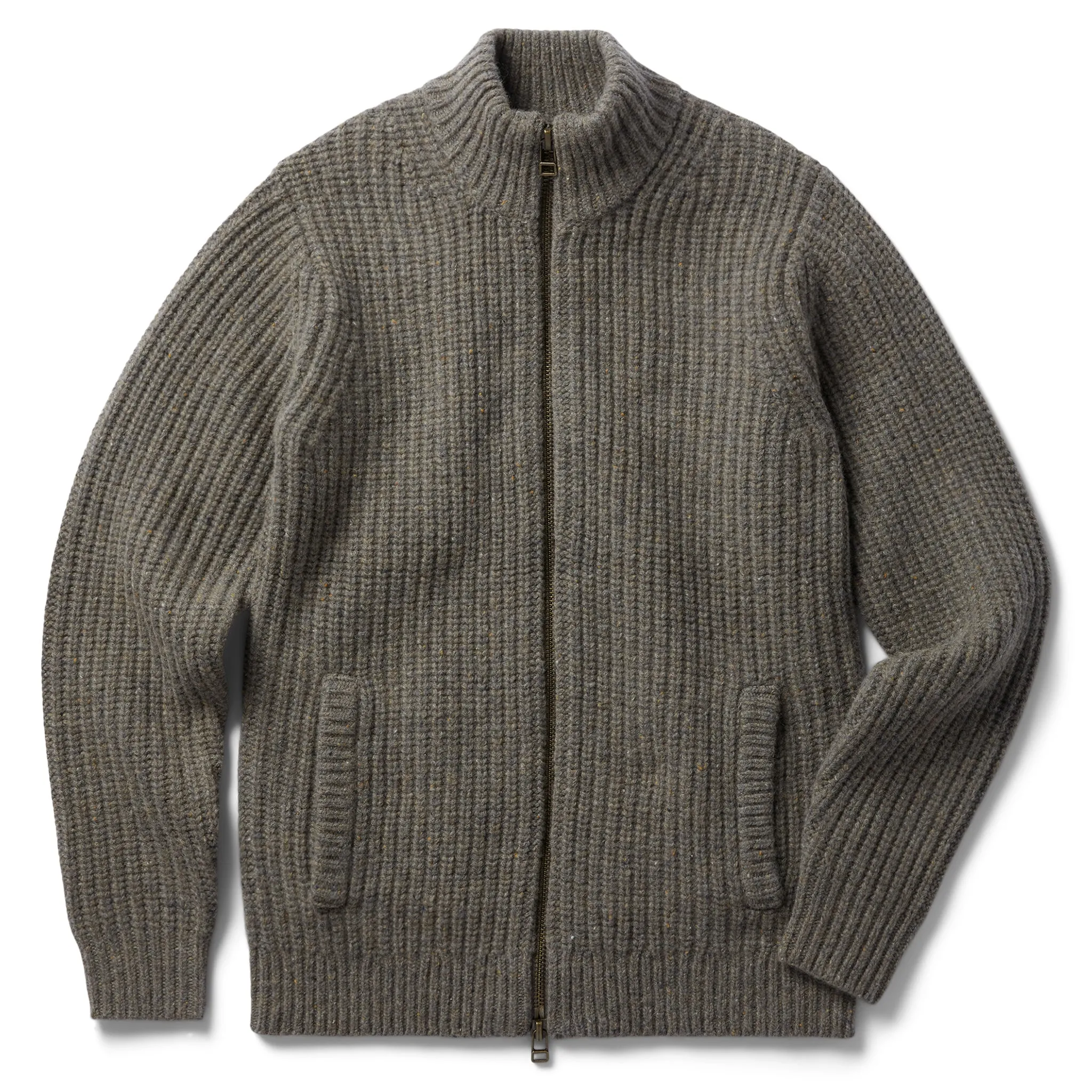 The Fisherman Full-Zip in Taupe