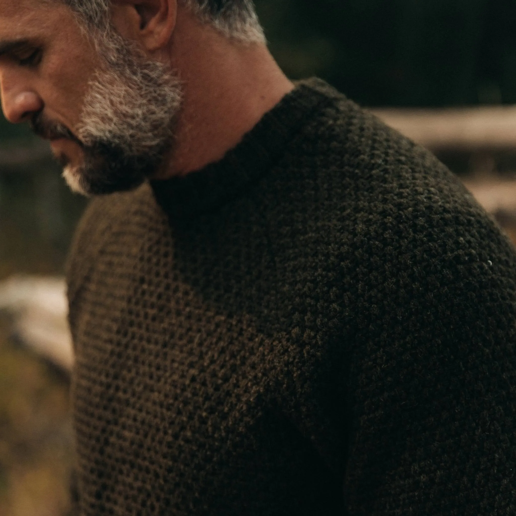 The Fisherman Sweater in Loden