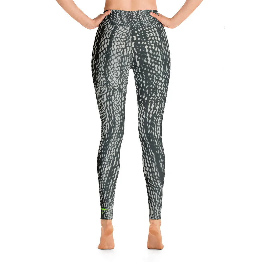 Tire Scribbles Yoga Leggings