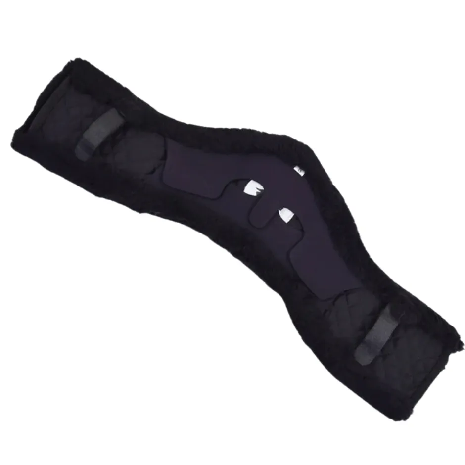 Total Saddle Fit Dressage Girth Fleece Cover - Black