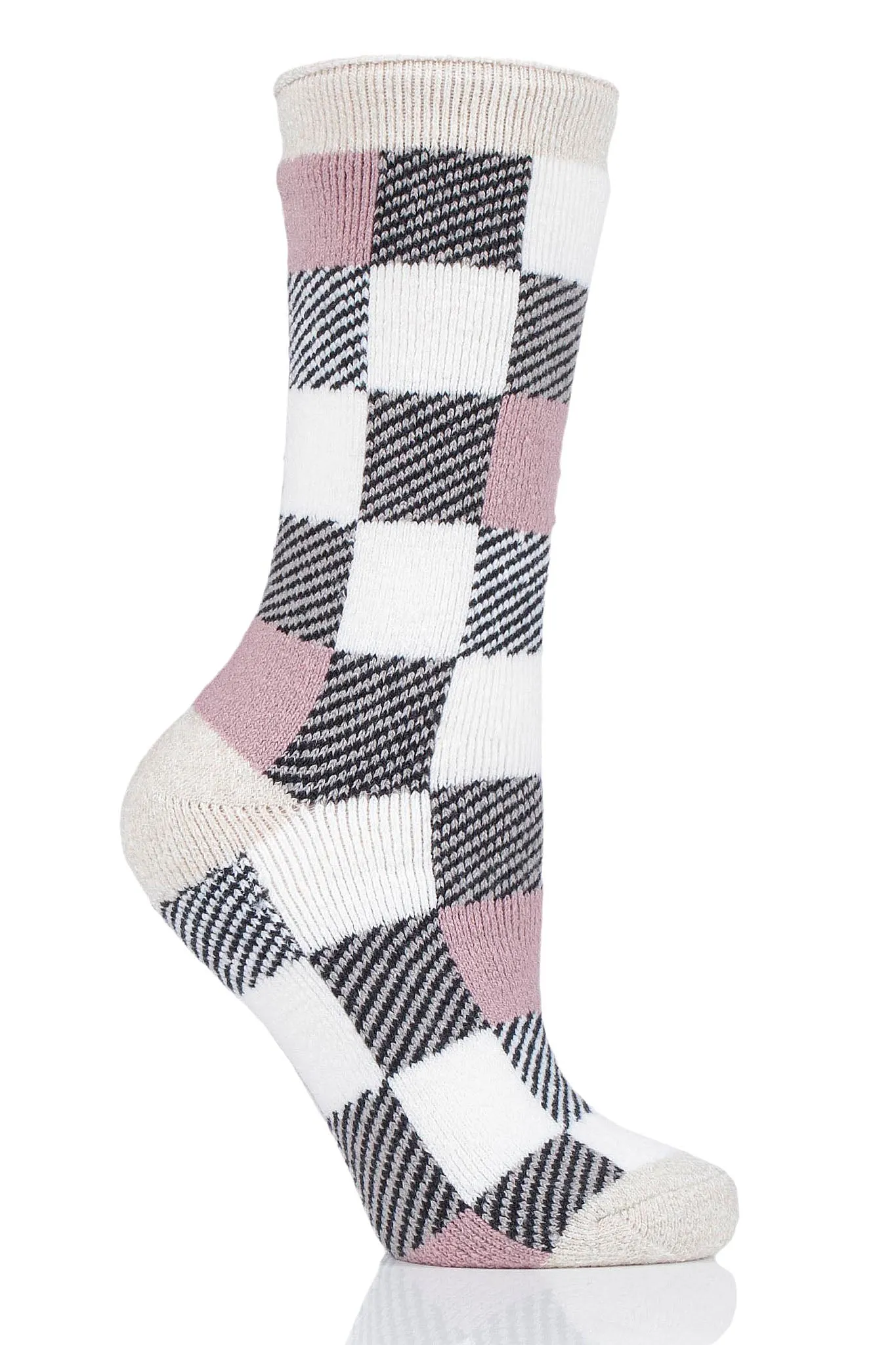 Women's Britney LITE™ Buffalo Checked Crew Socks