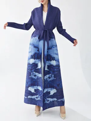 Women's Dreamy Japanese Pleated Maxi Coat